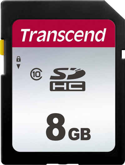 Transcend SDHC 300S 8 GB Speicherkarte (8 GB, Video Speed Class 30 (V30), 20 MB/s Lesegeschwindigkeit)