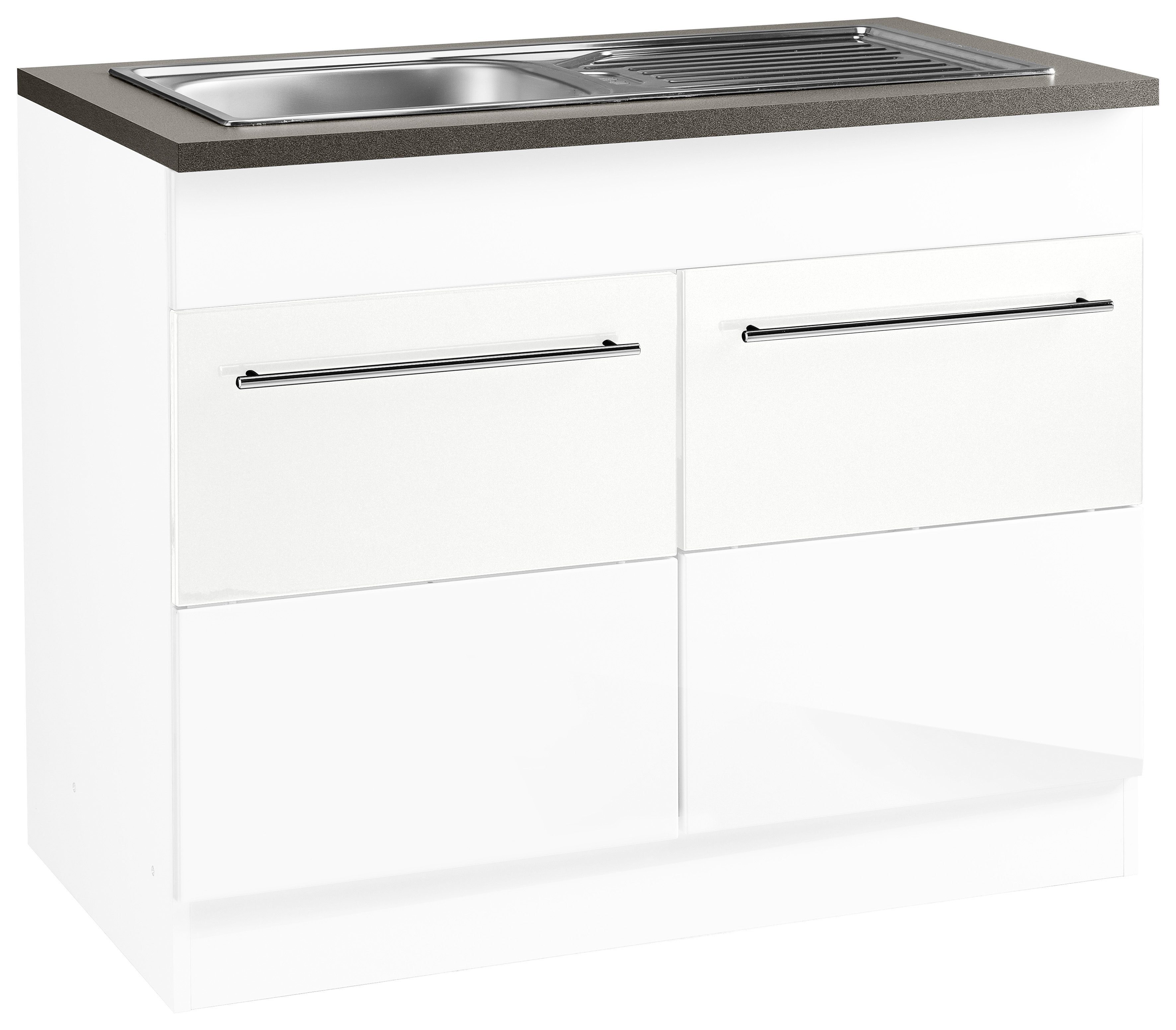 HELD MÖBEL Spülenschrank "Trient", 100 cm breit, inkl. Einbauspüle günstig online kaufen