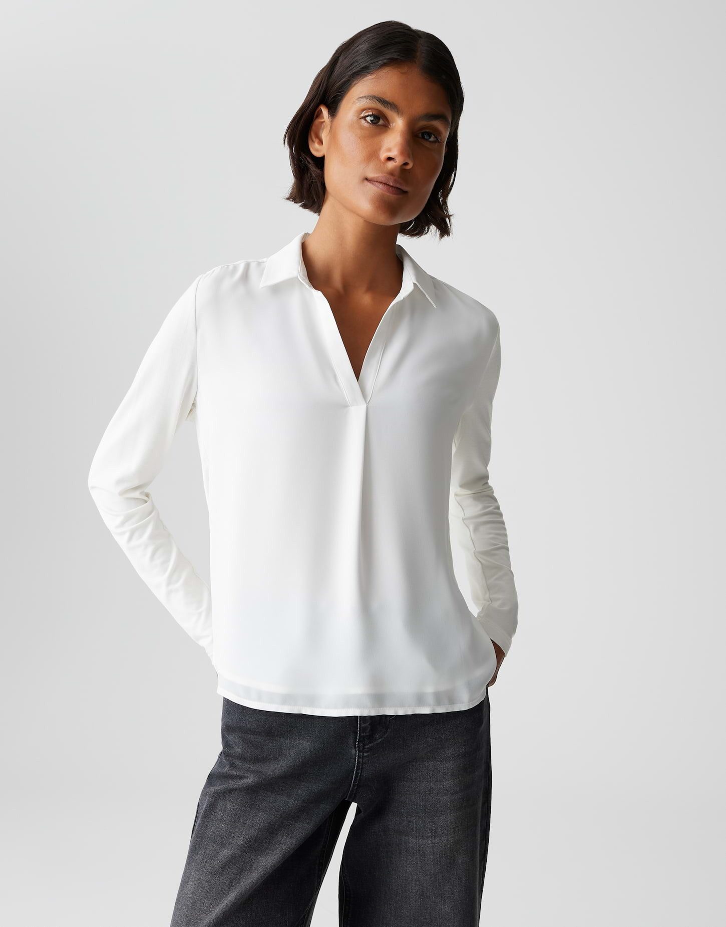 OPUS Langarmbluse FLASTI aus Chiffon FLASTI günstig online kaufen