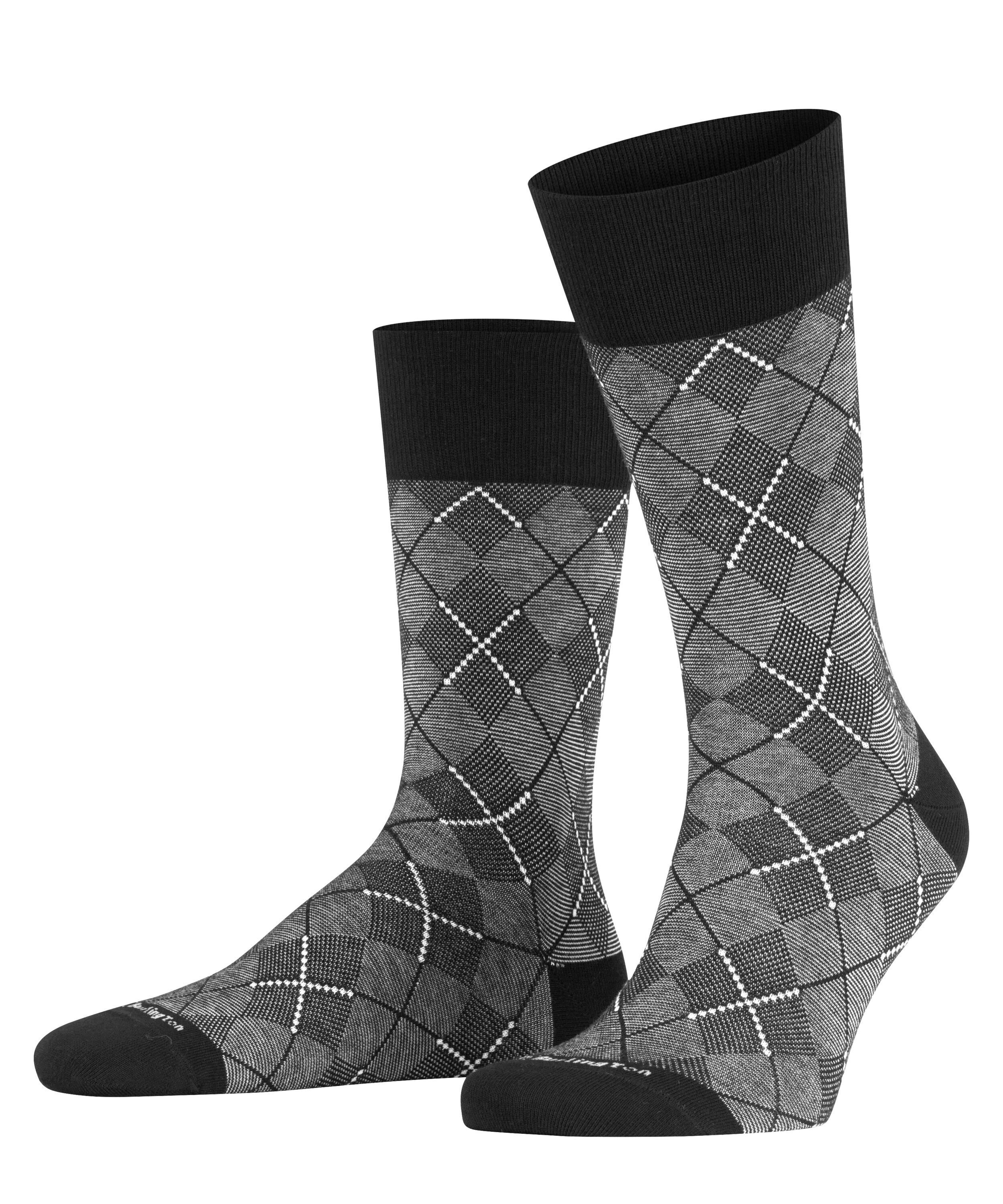 Burlington Socken Carrington (1-Paar) black (3000)