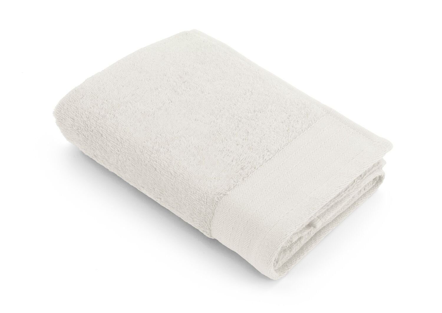 Walra cm, Handtuch - Baumwolle Soft (1-St) Cotton 50x100 Kieselgrau Badetuch