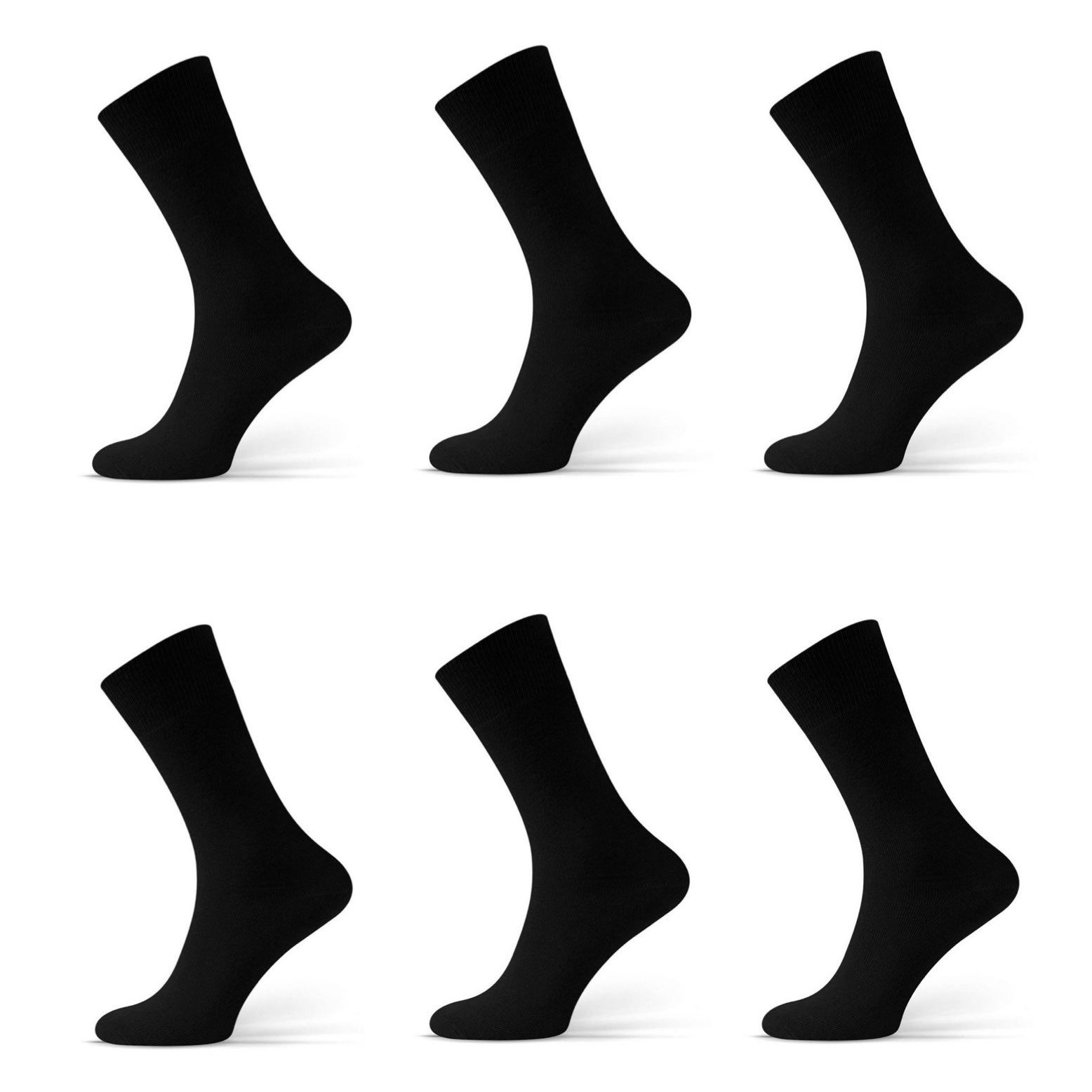 Businesssocken Bequeme Socken Anzugsocken Sportsocken aus Baumwollmischung einfarbig