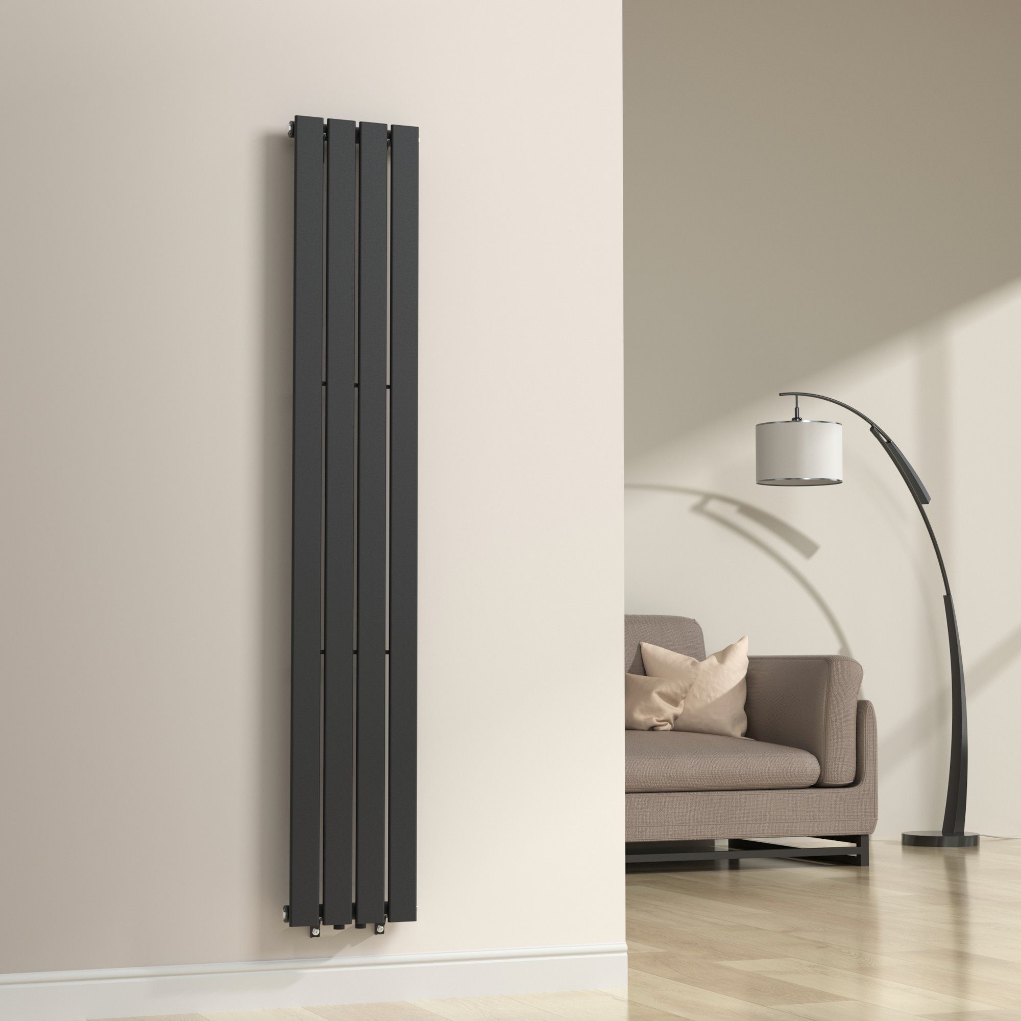 neu.haus Designheizkörper, »Nore« Flachheizkörper 180x30cm Einlagig günstig online kaufen