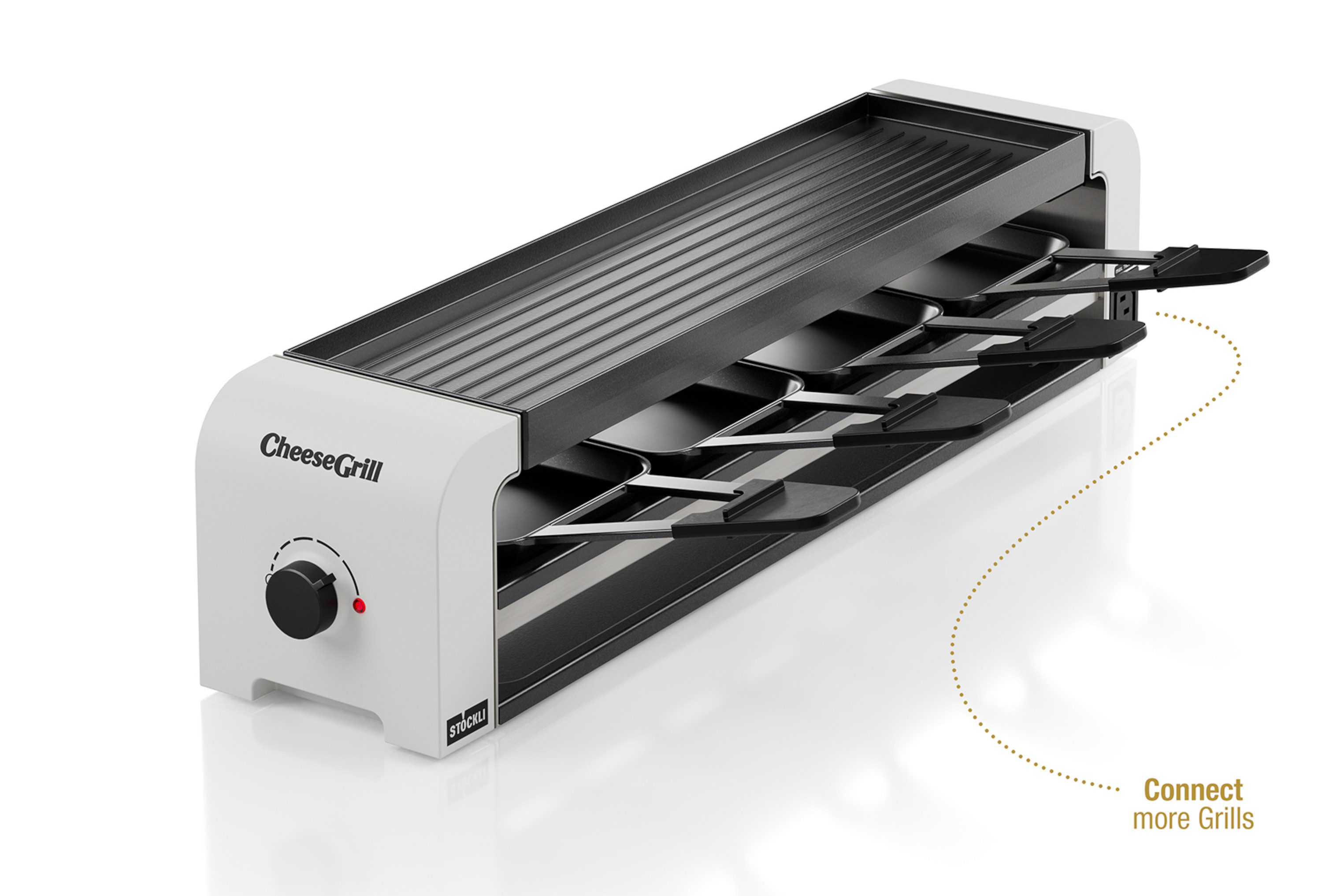 Stöckli Raclette Stöckli Raclette CheeseGrill 4 Connect White