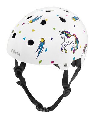 Electra Kinderfahrradhelm Unicorn Weiß Metallic, Skaterhelm, M=55-58 cm, ab ca. 9 Jahre