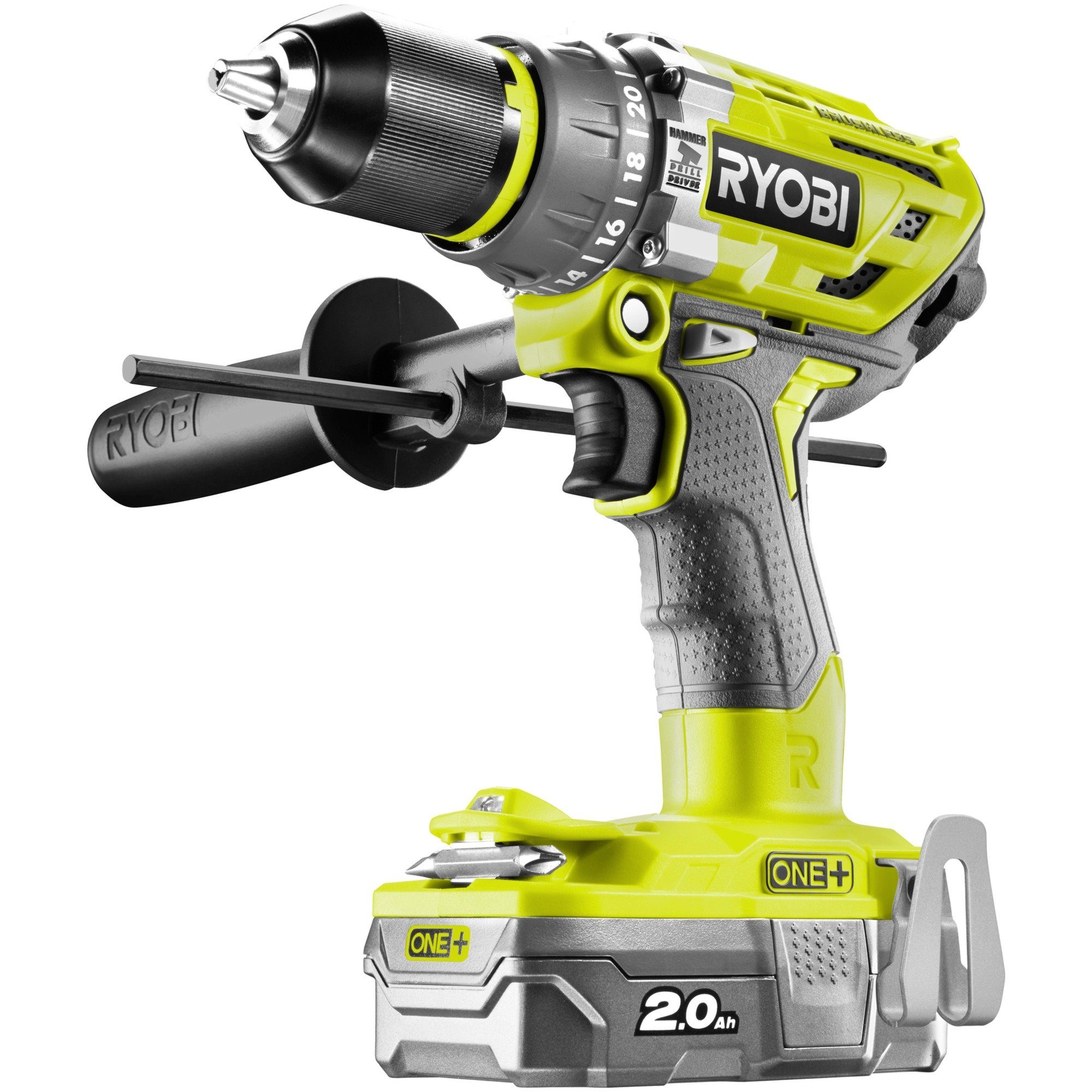 Ryobi Akku-Schlagbohrschrauber ONE+ Akku-Schlagbohrschrauber R18PD7-220B, 18Volt