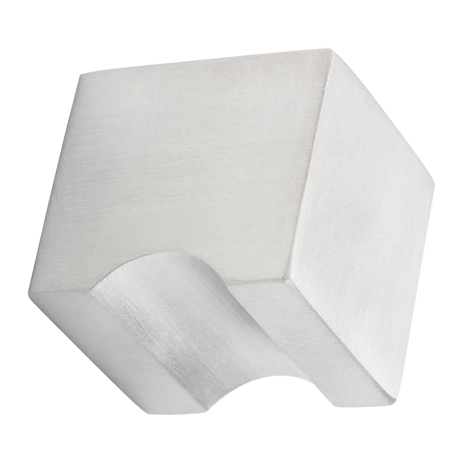 SO-TECH® Möbelknopf NEWPORT Länge 15 - 30 mm Edelstahl gebürstet, Knopf Knauf incl. Schraube