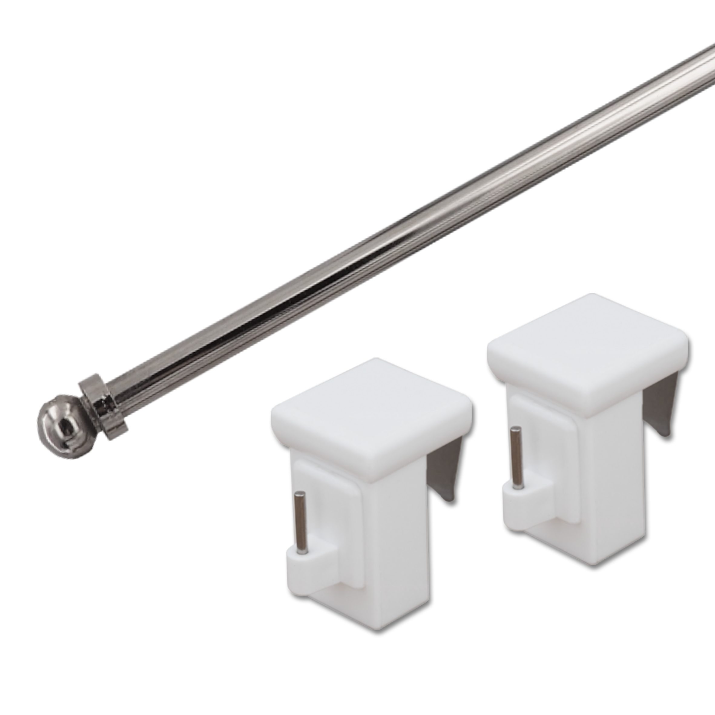 dekondo Gardinenstange Vaganz, ausziehbar, Fensterhaken klemmbar, günstig online kaufen