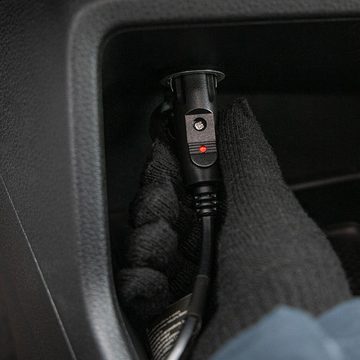 HEYNER Autositzauflage Warm Comfort SAFE Premium Auto-Sitzauflage beheizbar 12V schwarz