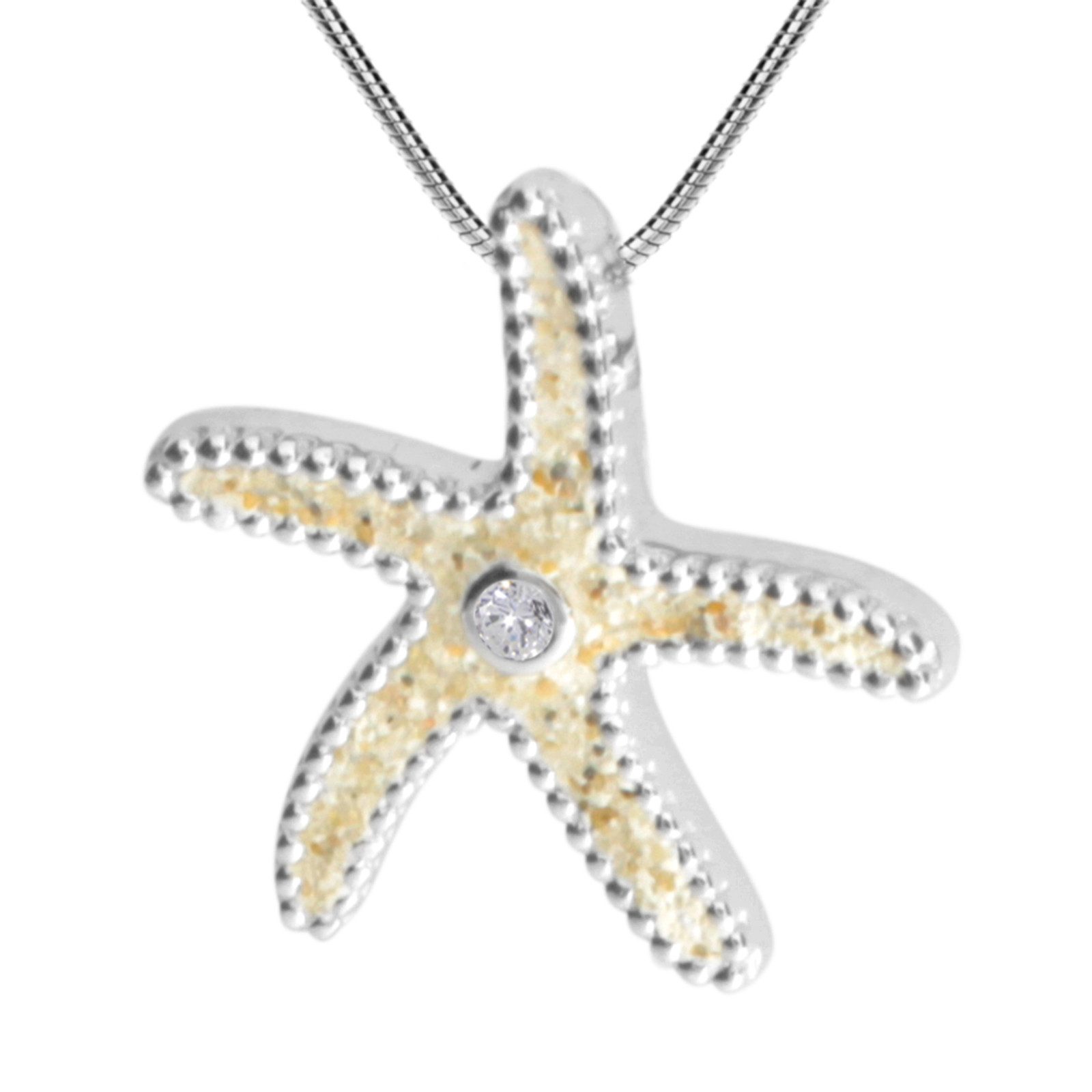 DUR Kette mit Anhänger DUR Kette mit Anhänger Gleiter Seestern II - Strandsand (2-tlg)