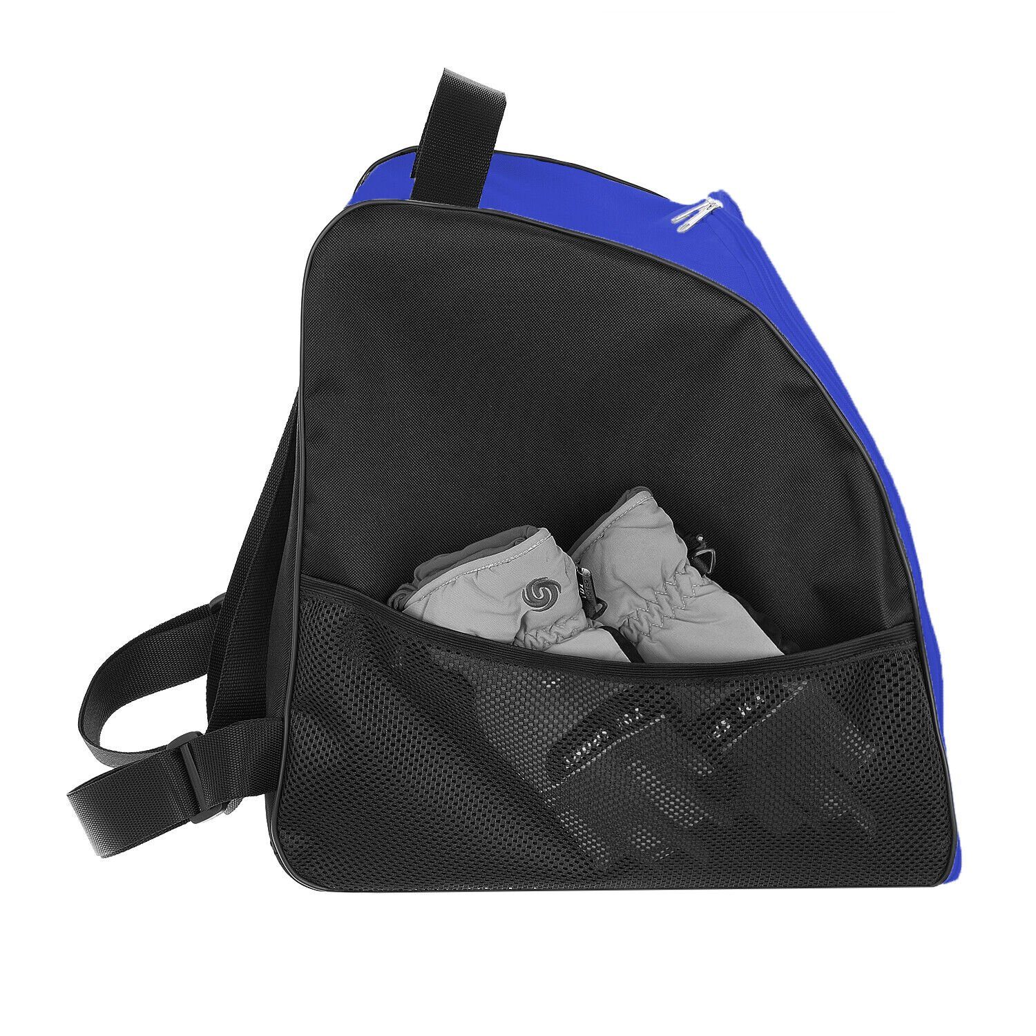 Granori Skitasche / Skisack + Skischuhtasche Kombi-Set für 1 Paar Skischuhe & Skier (Spar-Set), mit Entwässerungsöffnungen