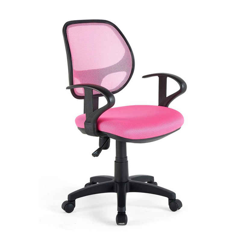 IDIMEX Drehstuhl COOL, Kinderdrehstuhl Schreibtischstuhl atmungsaktiver Bezug Farbauswahl