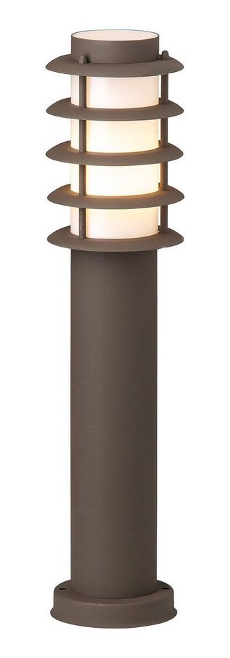 Brilliant Sockelleuchte Oskar, ohne Leuchtmittel, 51 cm Höhe, 12 cm  Durchm., E27, Metall/Kunststoff, rost