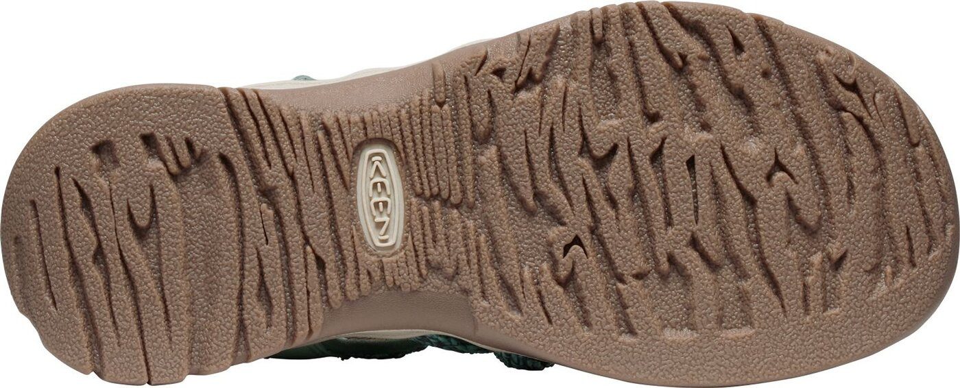 Keen WHISPER W-GRANITE GREEN/PEACH PARFAIT BLACK Outdoorsandale