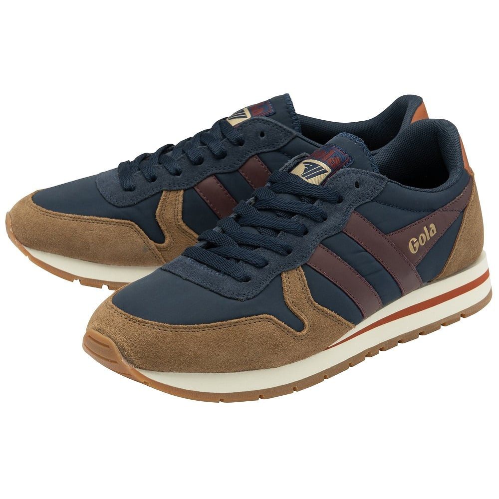 Gola Daytona Chute 2024 navyblau/dunkelbraun/rot Herren Sneaker günstig online kaufen