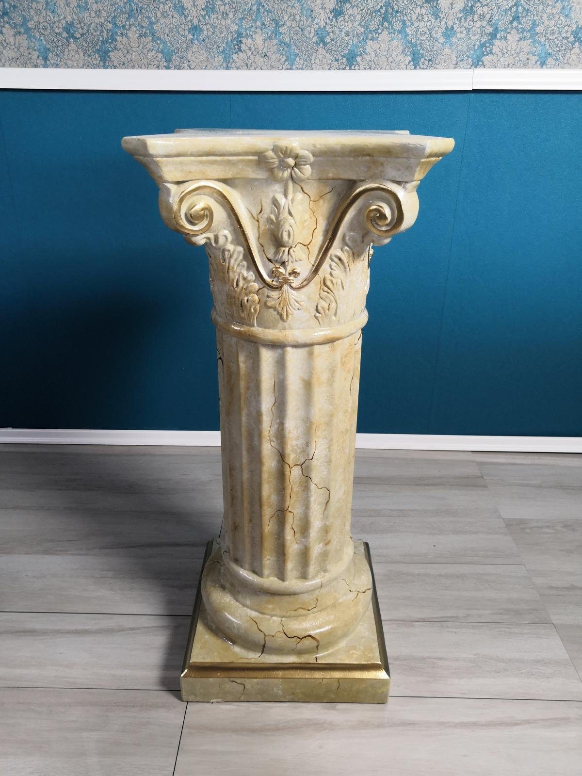 Säulen Statuen Ständer JVmoebel zu Skulptur Skulptur Säule Details Römische Marmor