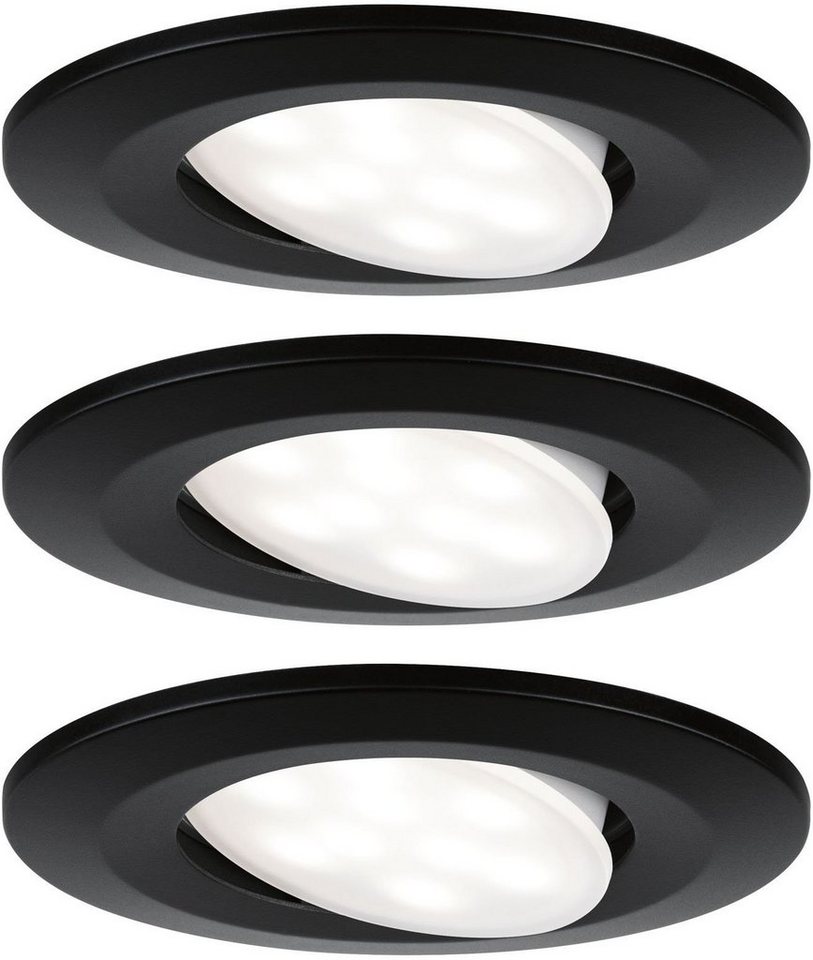 Paulmann LED Einbauleuchte Calla, LED fest integriert, Neutralweiß, LED- Modul, Deckenmontage