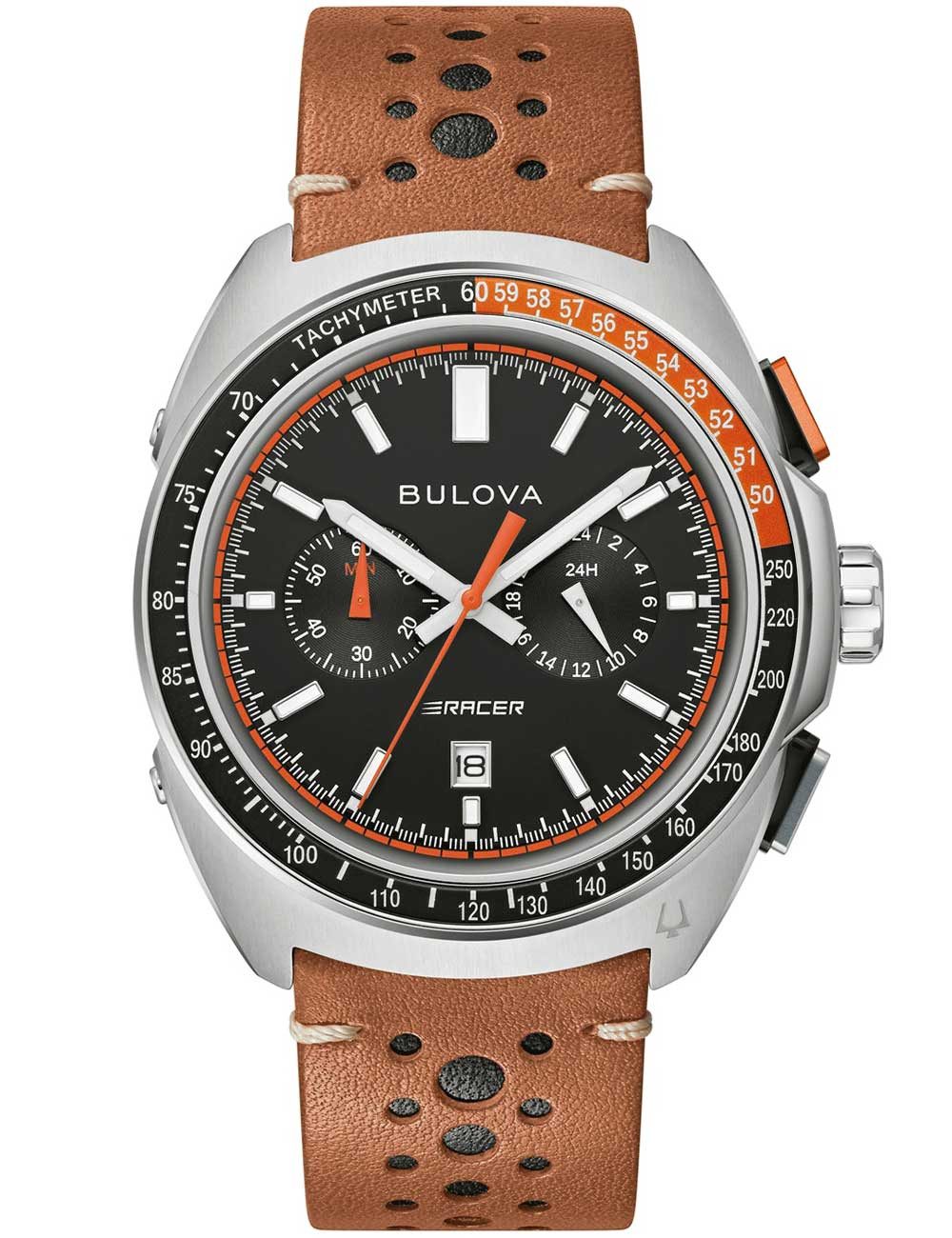 Quarzuhr Bulova 98B427 Herrenuhr Racer Chronograph 42mm 10ATM Bulova 98B427 Herrenuhr Racer Chronograph 42mm 10ATM