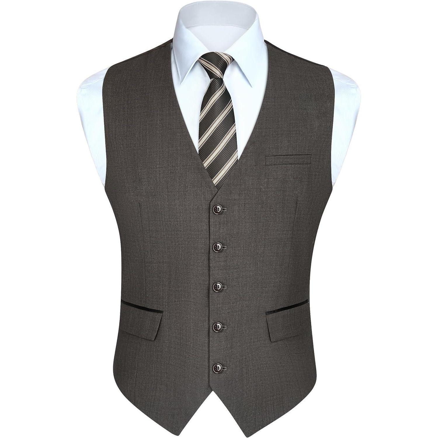 LuxusKollektion Krawatte Anzugweste Herren Elegant Hochzeit Klassisch Business Smoking Taschen