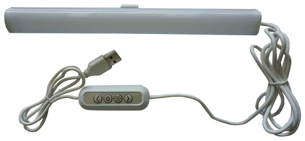 Phaesun LED USB Lichtleiste Tube fest 3, Kaltweiß integriert, LED