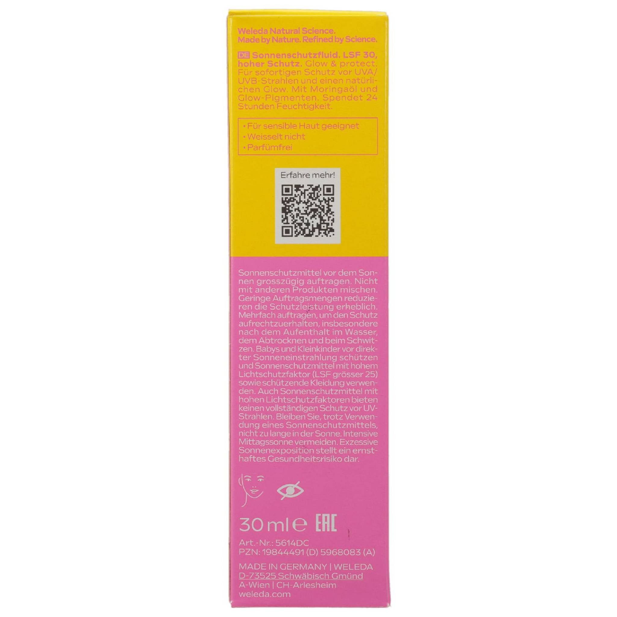 WELEDA Sonnenschutzfluid UV Glow Fluid LSF 30