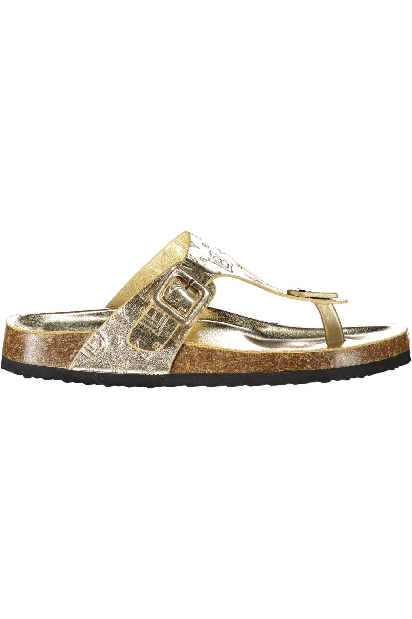 Laura Biagiotti Badeschuh Goldene Damen-Pantolette: Stilvolle