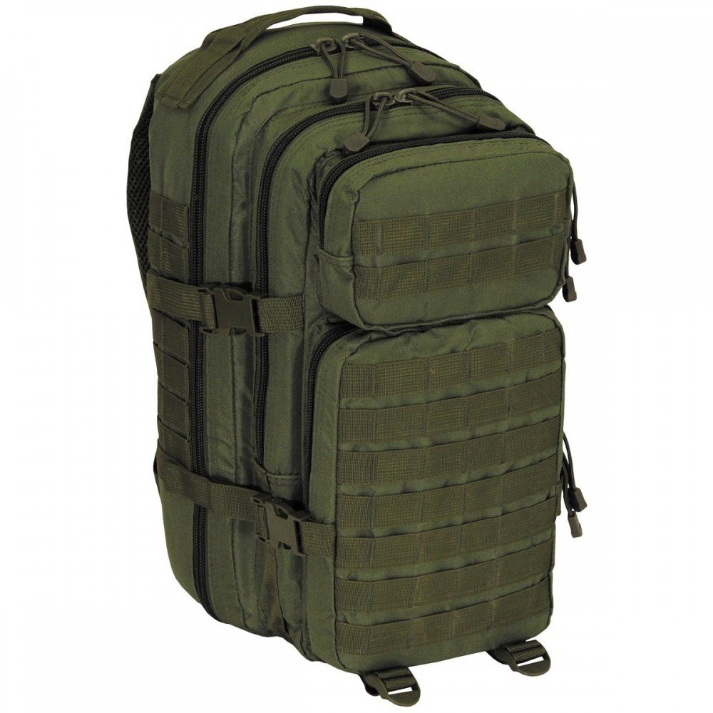 MFH Wanderrucksack oliv US Basic, Assault I, (Packung) Rucksack