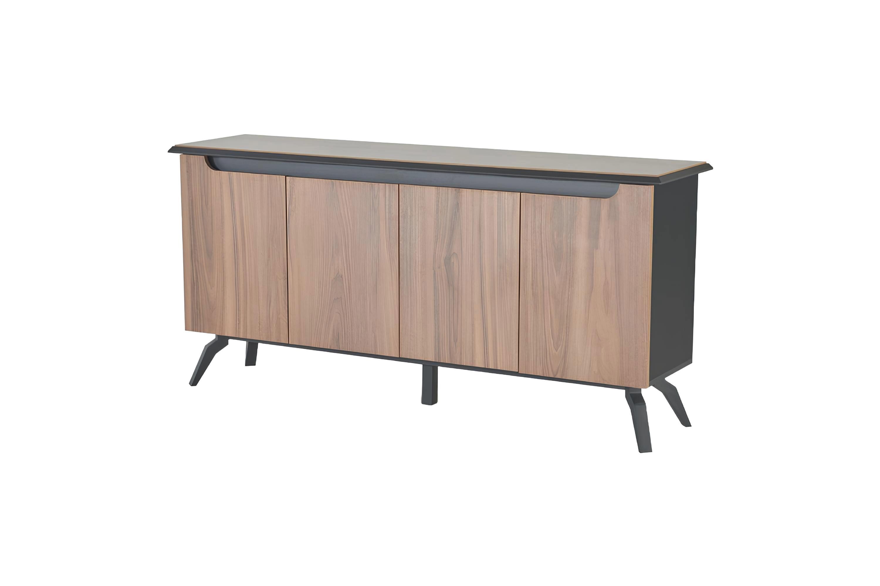 JVmoebel Sideboard Modernes Braunes Arbeitszimmer Sideboard Luxuriöse Büro Holz Möbel (1 St., Sideboard), Made in Europa