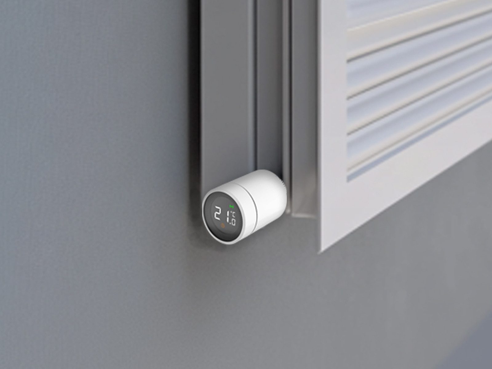 Elro radiator thermostat, (1 pc) Digital thermostats for smart home heating, controllable with app or manually