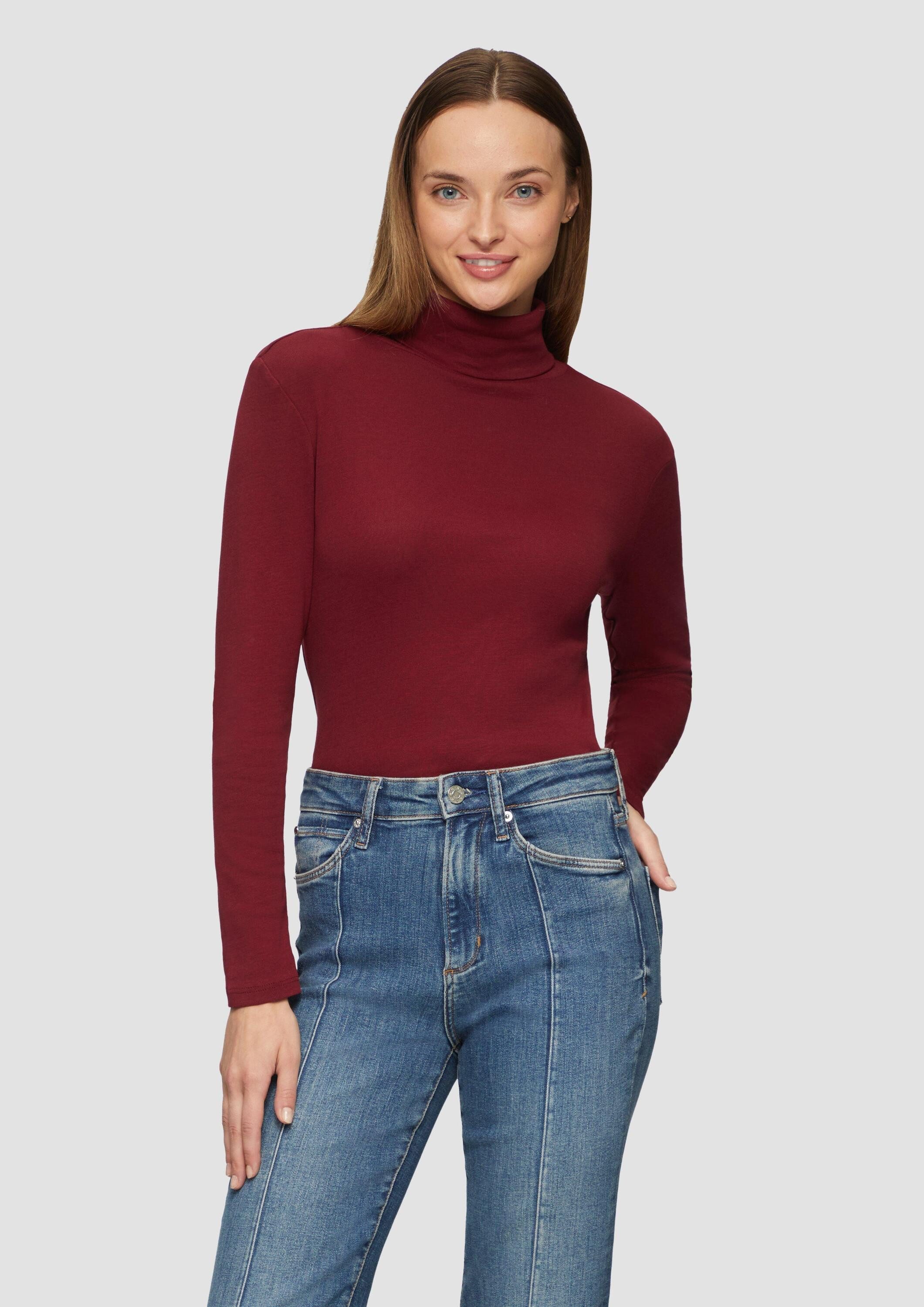 Langarmshirt T-Shirt Elastisches Langarmshirt mit