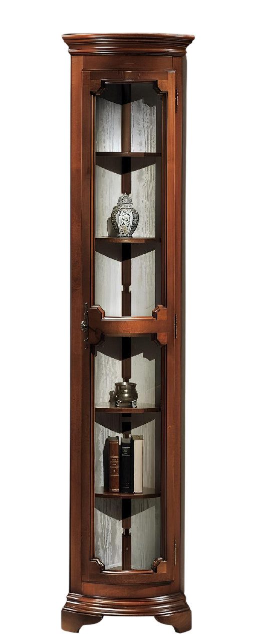 Xlmoebel Eckvitrine Moderne Glasvitrine im eleganten Design für stilvolle Aufbewahrung (1-St., Vitrine) Hergestellt in Europa