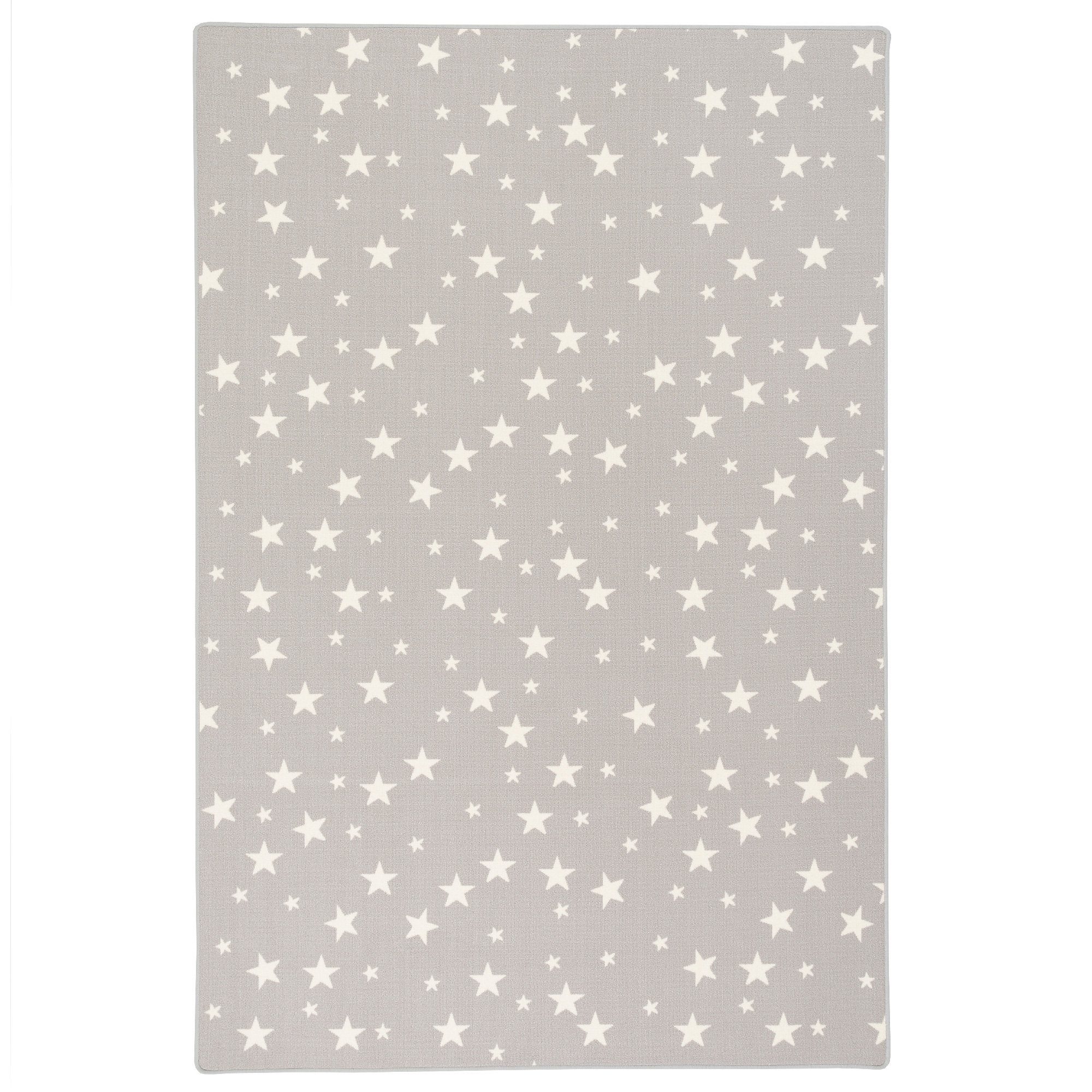 Snapstyle Kinder Spiel Teppich Sterne Blau 100x100cm günstig online kaufen