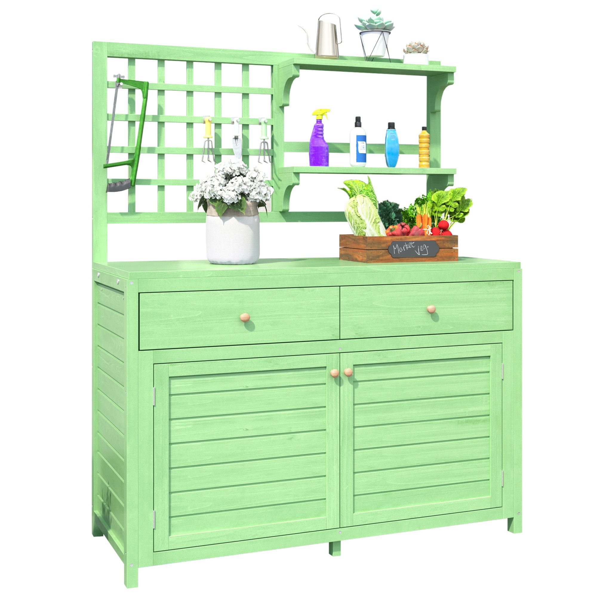 HAUSS SPOLE Geräteschrank Gartenschrank mit Regalen, günstig online kaufen