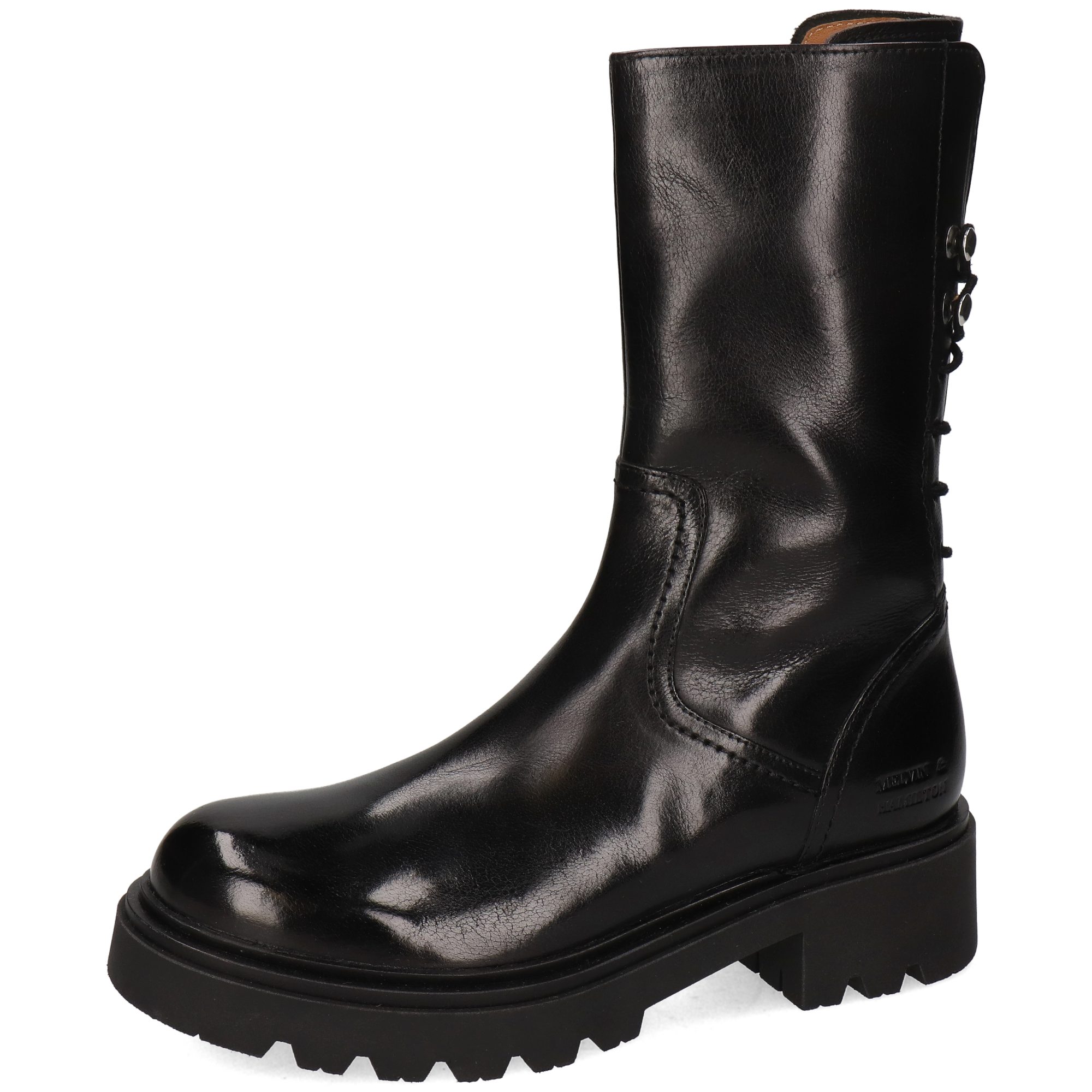 Melvin & Hamilton Dahlia 2 Leder-Stiefel für Damen Stiefel Plateausohlen, Echtes Leder, Vegetabile Gerbung