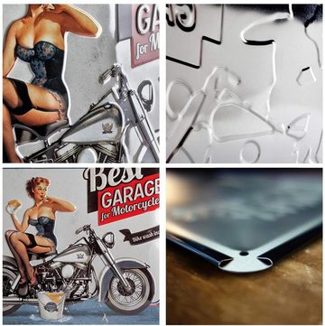 Nostalgic-Art Metallschild Blechschild 30 x 40 cm - Best Garage - Best Garage Blue