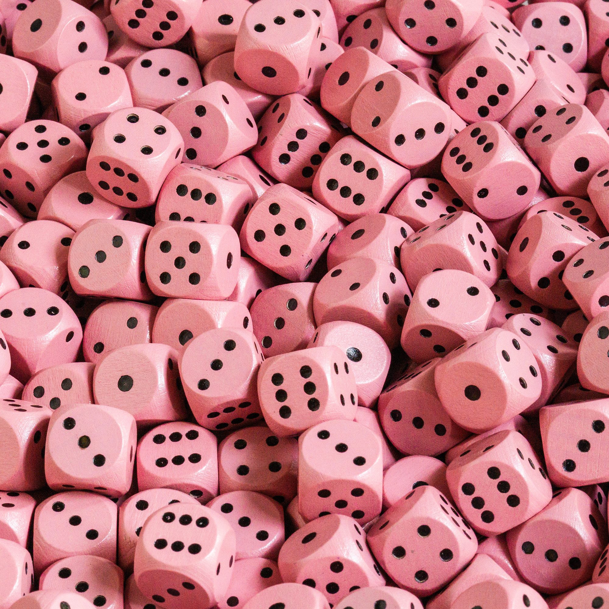 Waldfelsen Spiel – 2-100 Spielwürfel (16 mm) aus Holz, Augenwürfel, Würfel, Würfelset, Spielmaterial, Verschiedene Farben