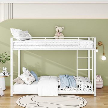 OKWISH Etagenbett Kinderbetten Eisenbetten Funktionsbett Bett (90*200 cm, Eisenetagenbetten in klassischer Form), ohne Matratze