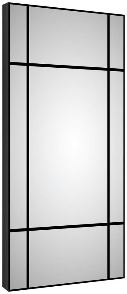 cm BxH: dekorativer mit Aluminiumrahmen, 60x120 Talos Spiegel Wandspiegel,
