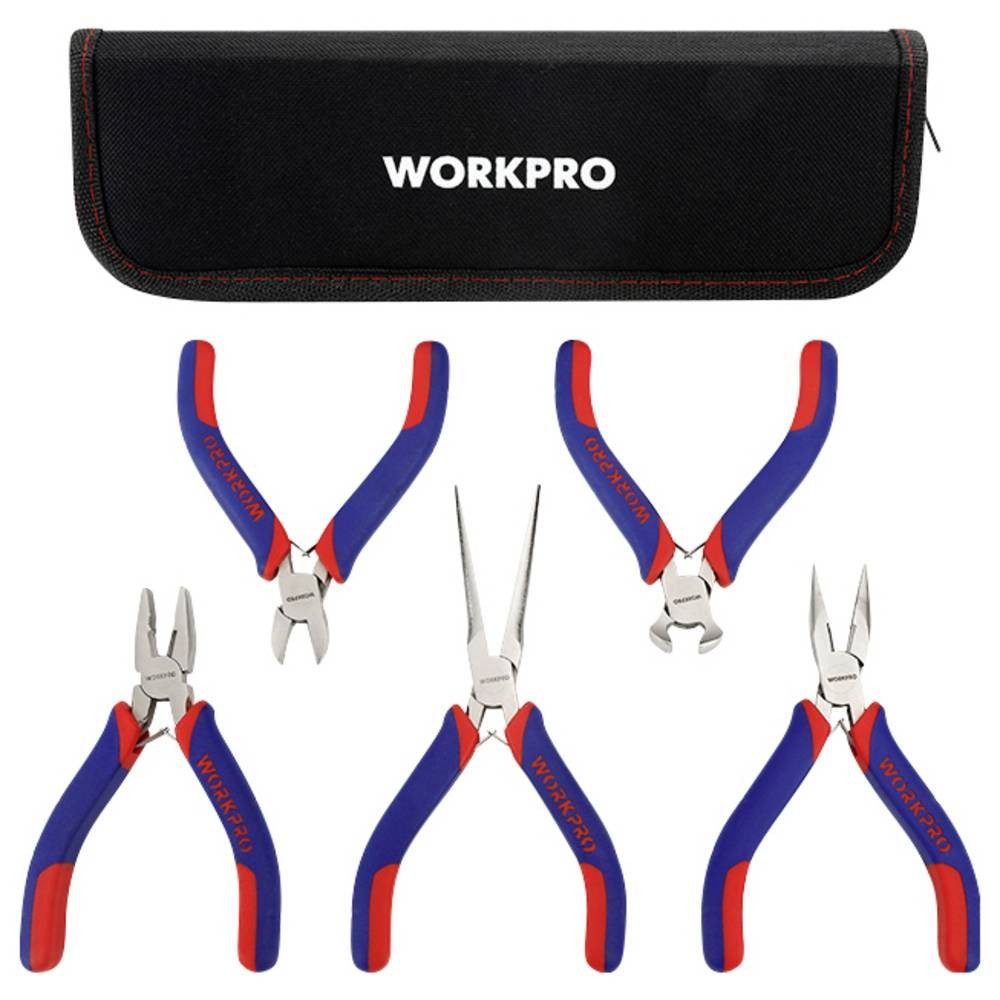 WorkPro Zangenset WP201015 Universal Mini-Zangen Set 5teilig