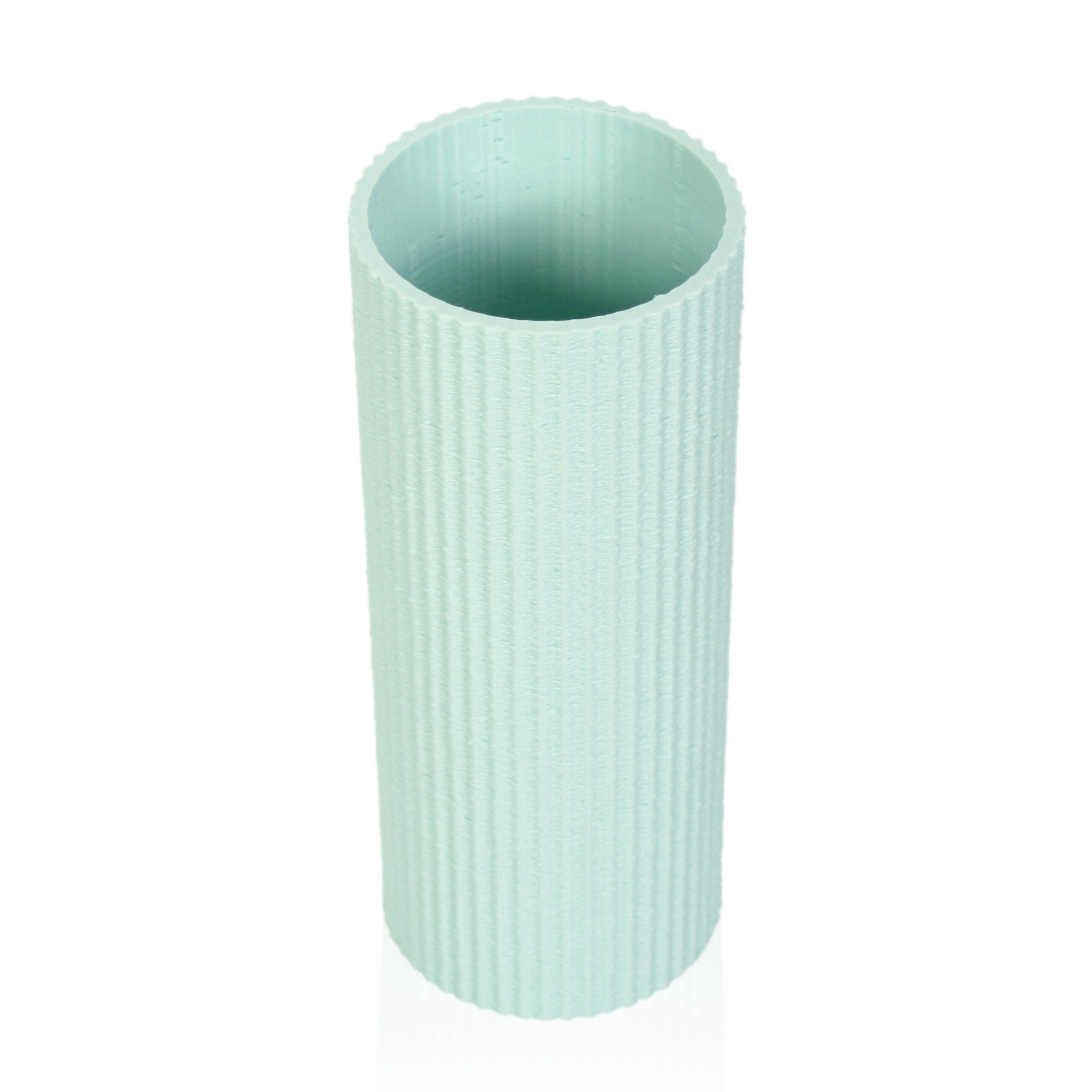 Blumenvase & Kreative Dekovase aus Feder Green nachwachsenden aus wasserdicht Vase Rohstoffen; – Designer Dekorative bruchsicher Water Bio-Kunststoff,