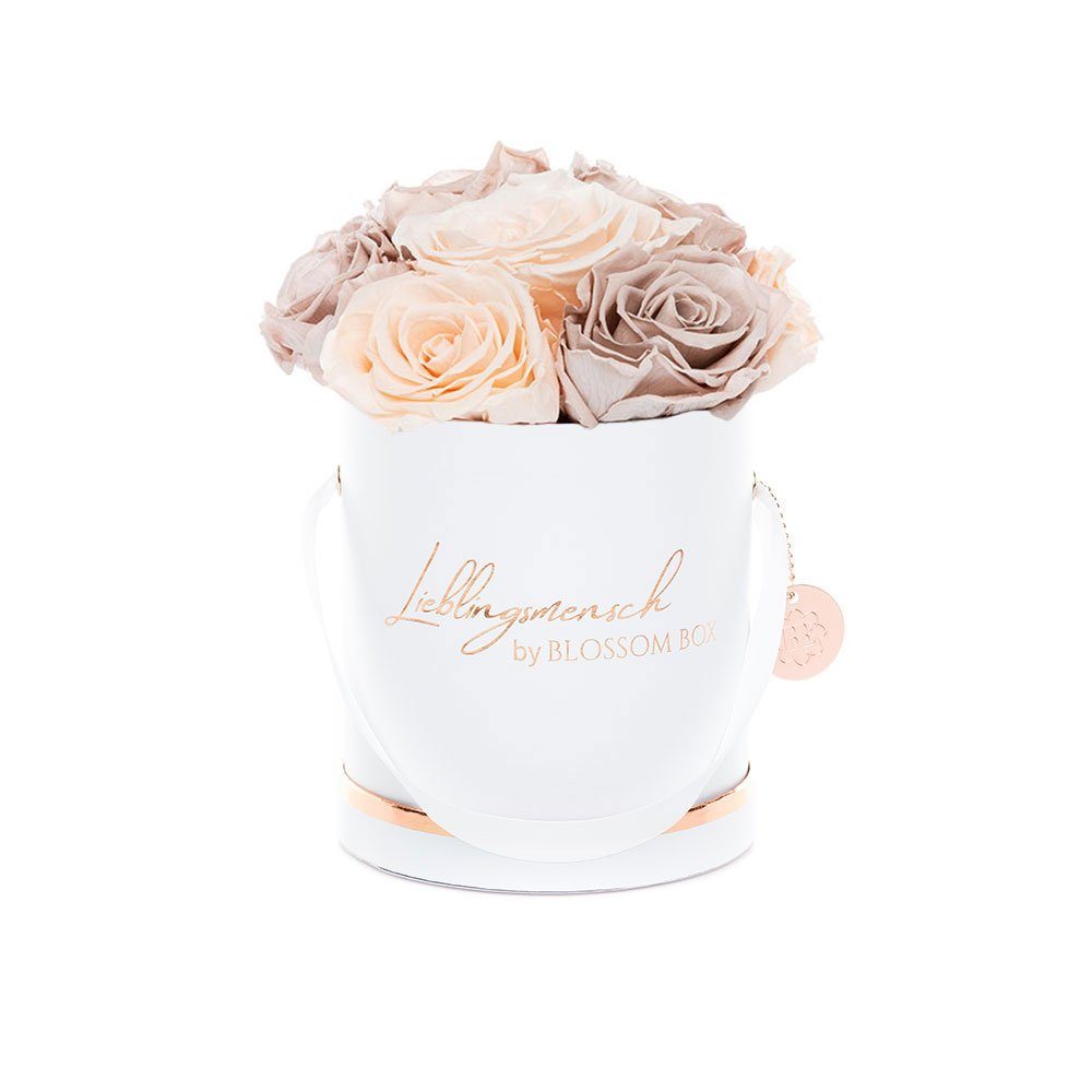 Trockenblume Medium - Lieblingsmensch Flowerbox - Nude-Chocolate, MARYLEA