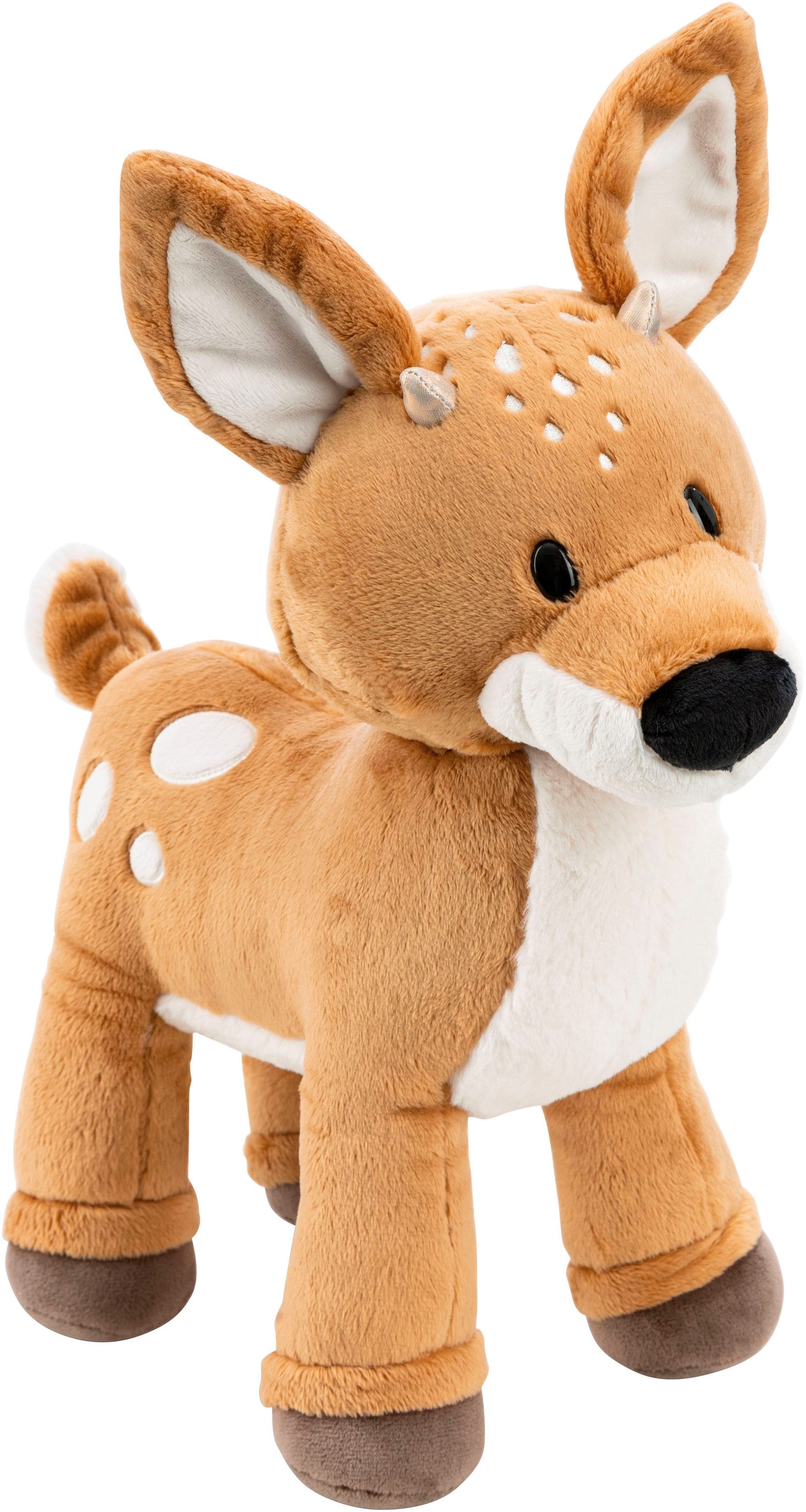 Nici Kuscheltier Forest Friends, Rehbock René Roebuck, 27 cm stehend, enthält recyceltes Material