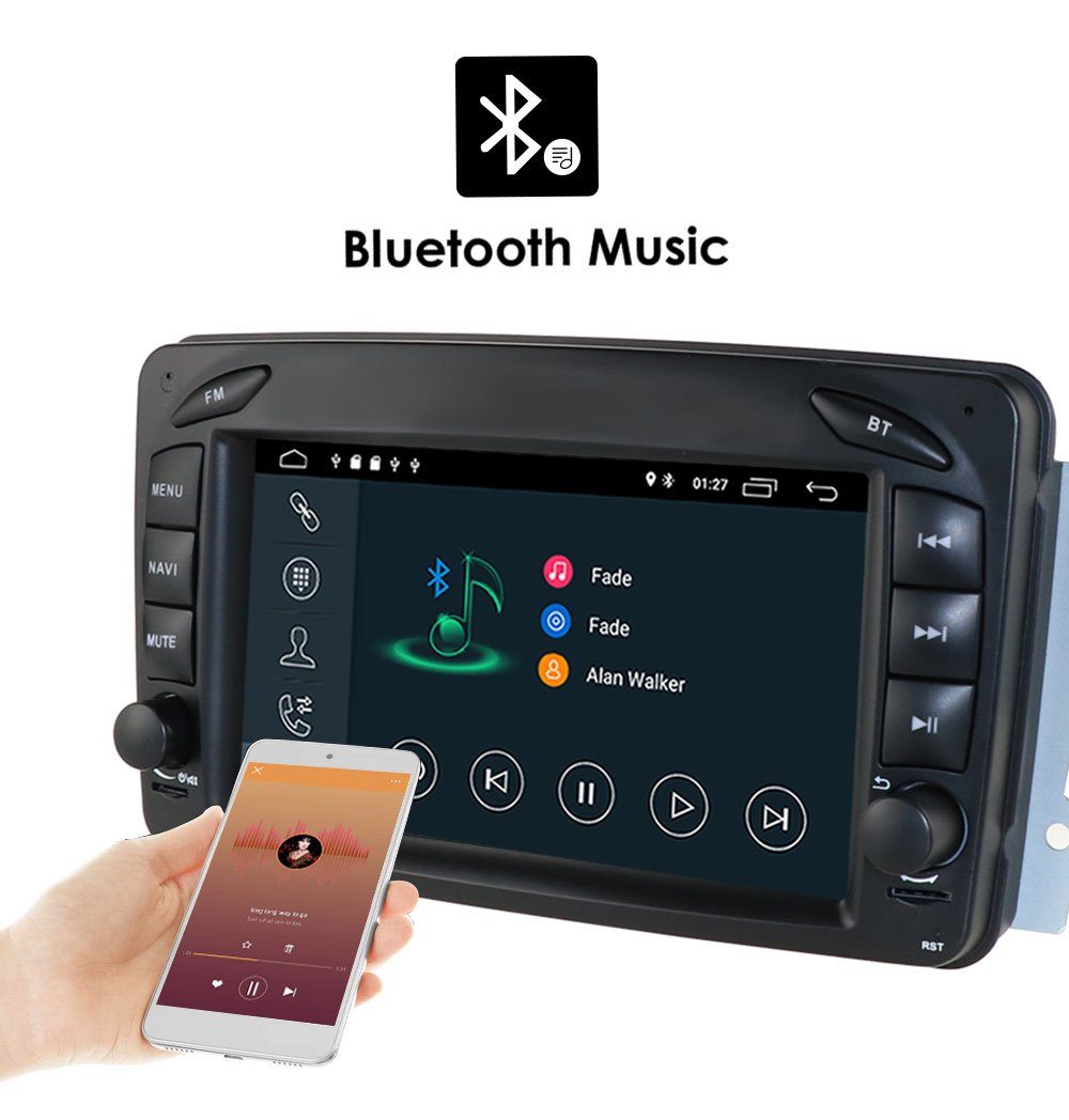 C CLK A-W168 GPS Autoradio Benz W203 für Autoradio Android GABITECH Navi Viano Mercedes