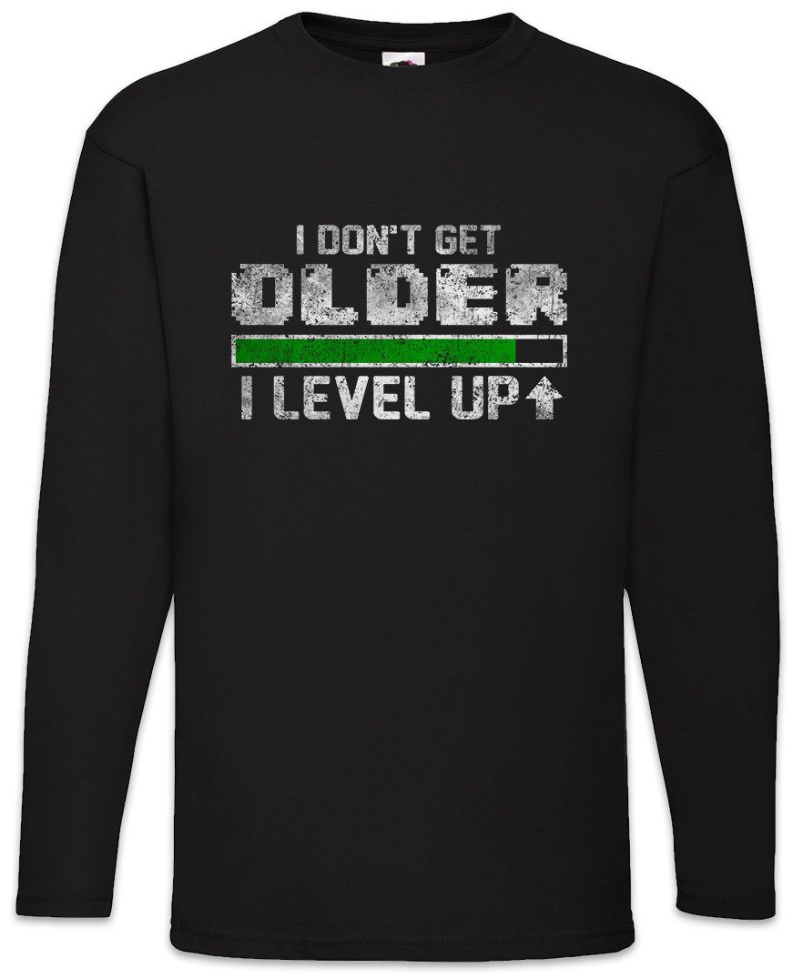 Langarmshirt I Don't Get Older I Level Up Langarm T-Shirt Lvl Gamer Gaming Video PC