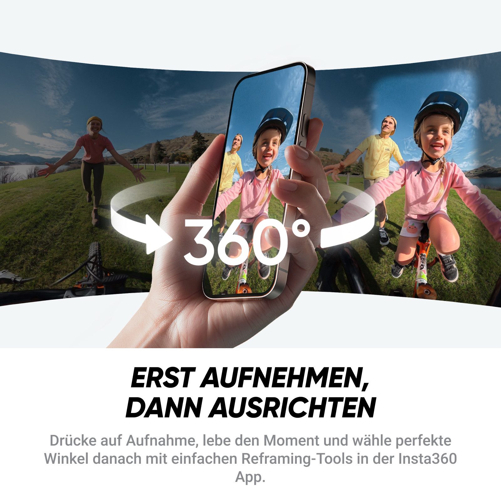 Insta360 Insta360 X4 Air – 165g leichte 8K 360°-Kamera Action Cam (8K, Bluetooth, WLAN (Wi-Fi) weiß