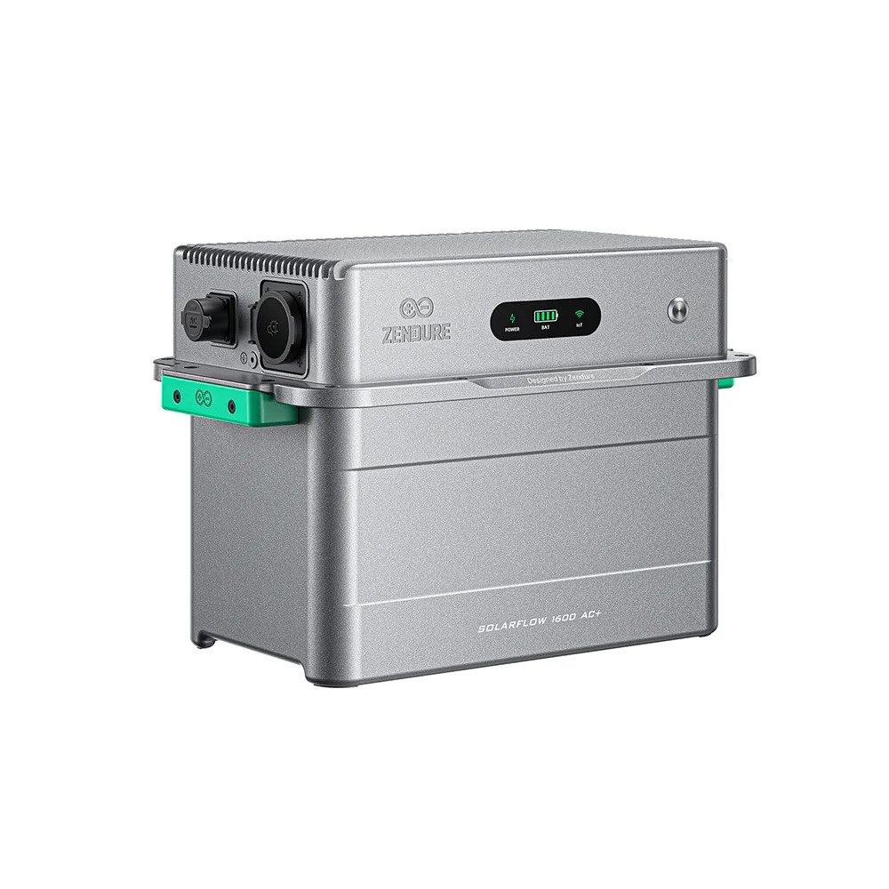 Zendure Wechselrichter Zendure SolarFlow 1600AC+ Nachrüstspeicher für Dach-PV-System 0% MwSt., (Packung, 1 Stück), AC-gekoppelter Speicher zur einfachen PV-Nachrüstung