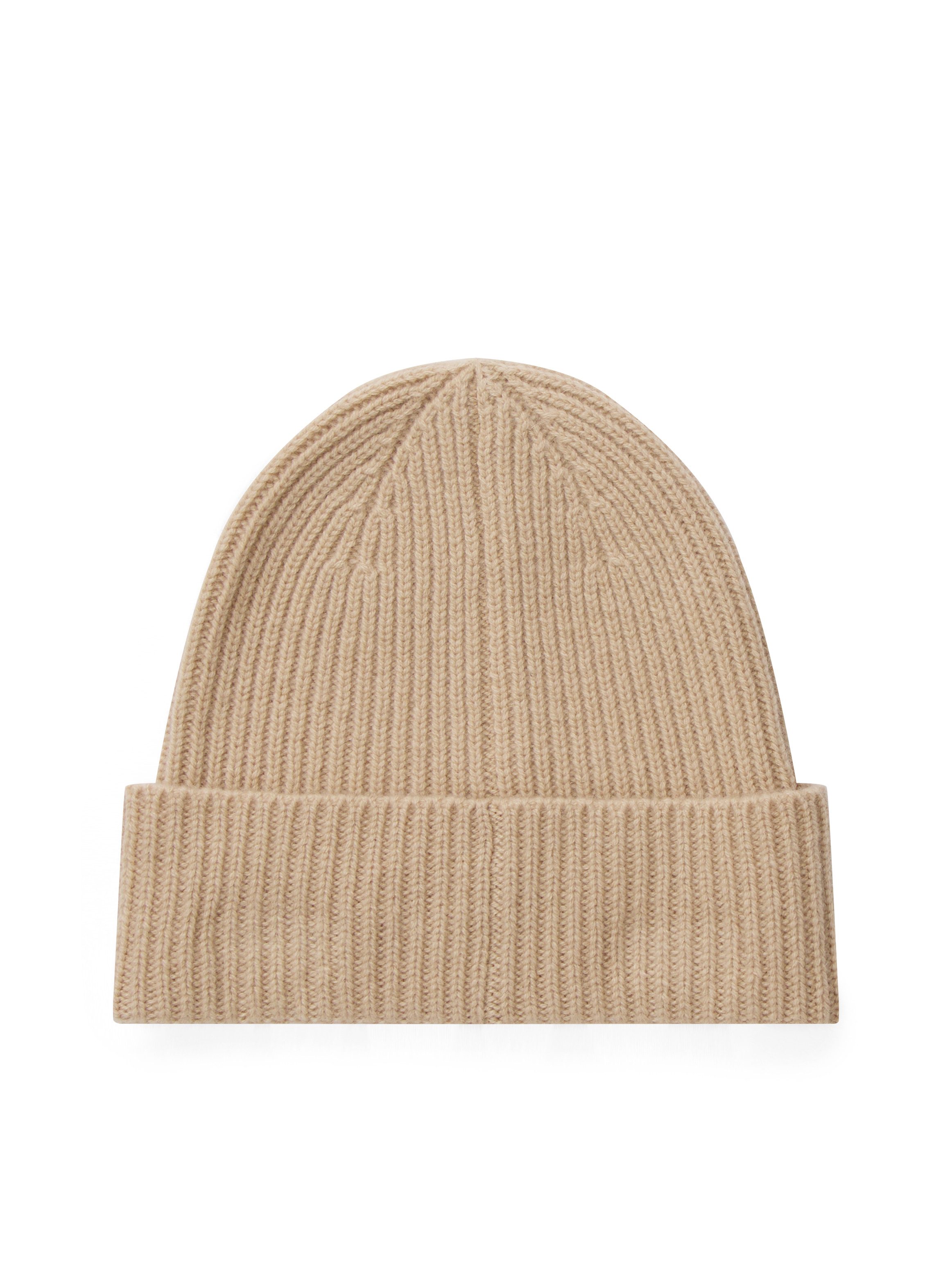 Tommy Hilfiger Beanie TH CASHMERE aus Rippstrick, Umschlag günstig online kaufen
