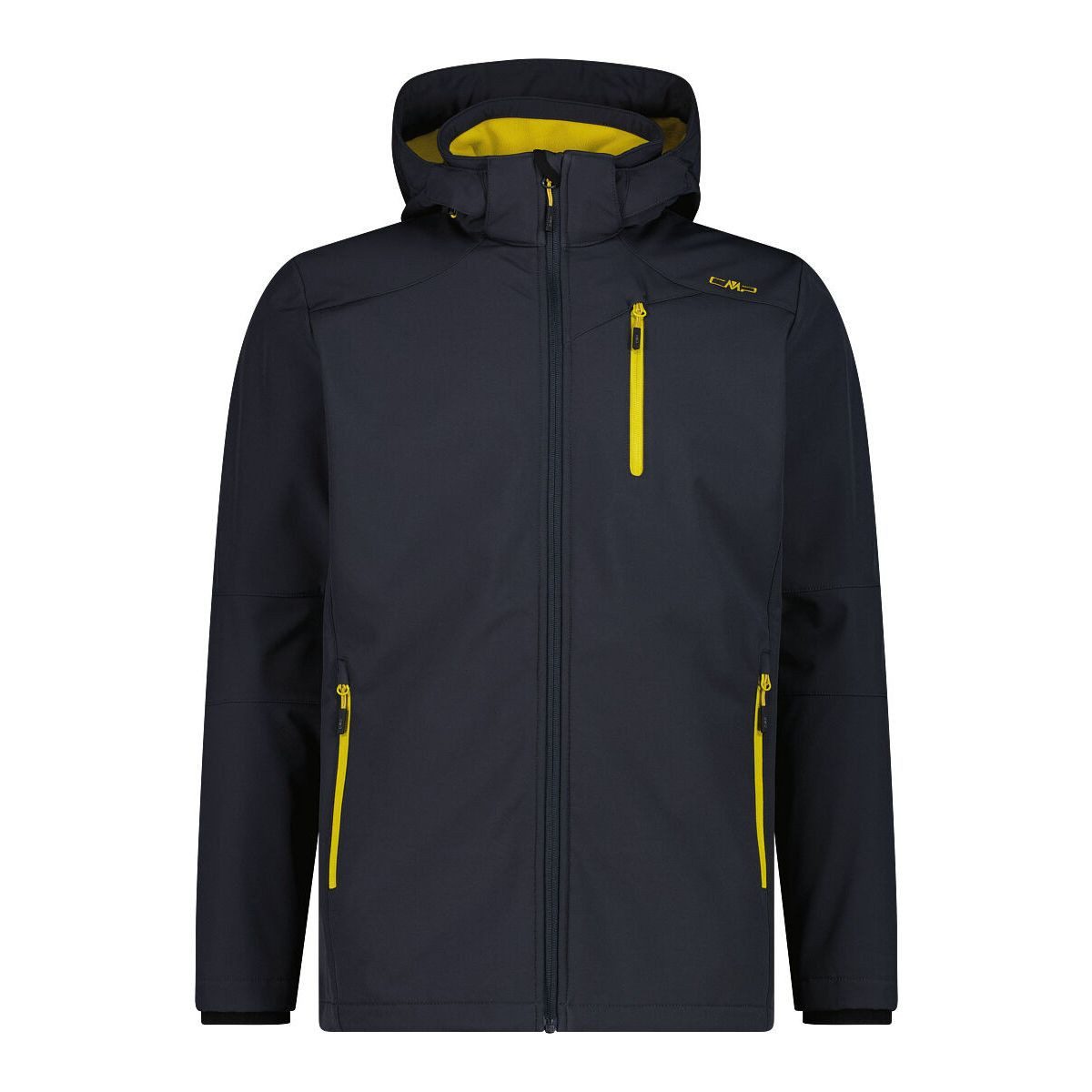 CMP Softshelljacke MAN Jacket Zip Hood Herren-Wanderjacke mit abnehmbarer Kapuze, winddicht, wasserabweisend