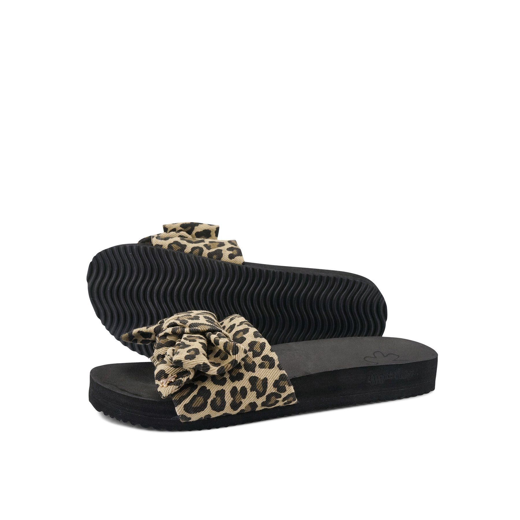 Flip Flop leo pool*bow schwarz Badesandale