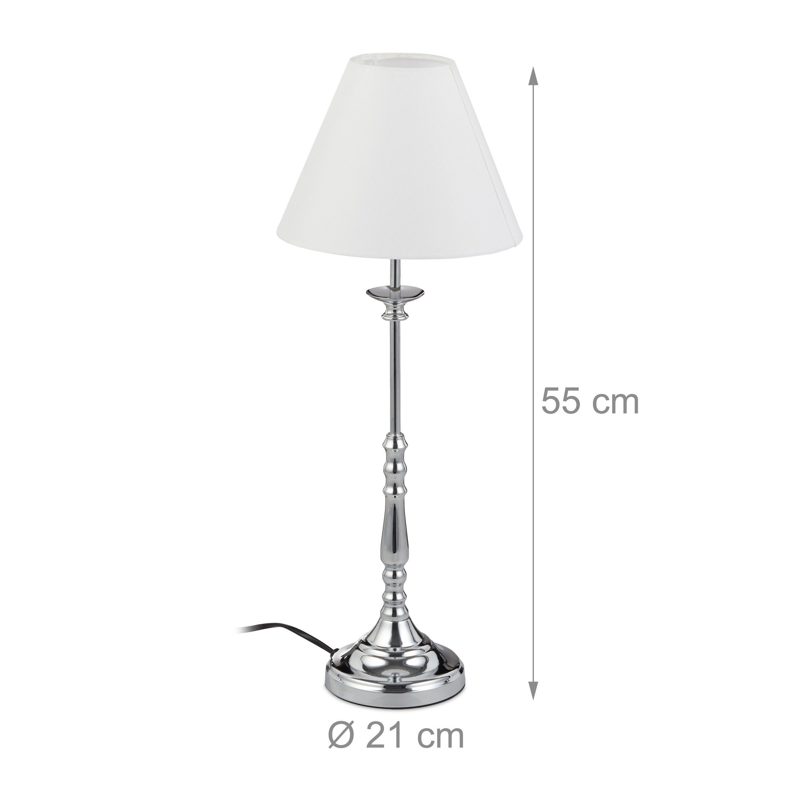 relaxdays Tischleuchte Vintage Tischlampe – Bild 4 von 5
